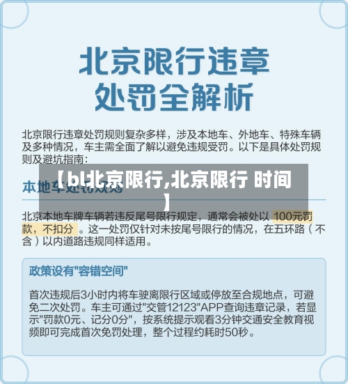【bl北京限行,北京限行 时间】-第2张图片
