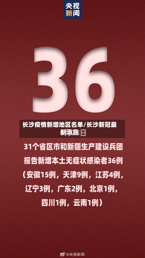 长沙疫情新增地区名单/长沙新冠最新消息-第3张图片