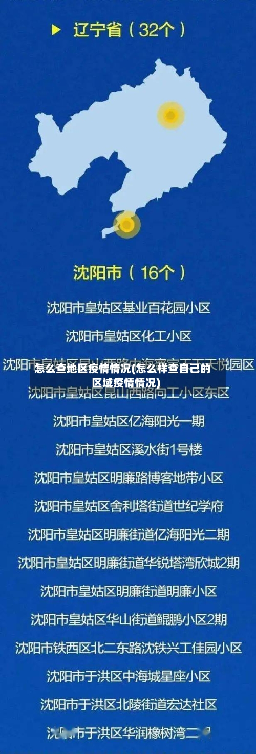 怎么查地区疫情情况(怎么样查自己的区域疫情情况)