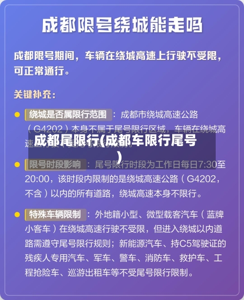成都尾限行(成都车限行尾号)
