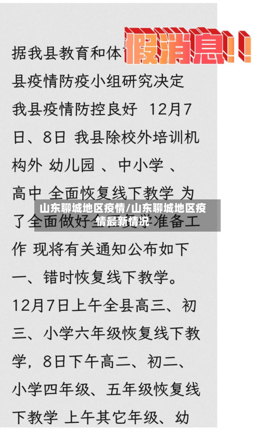 山东聊城地区疫情/山东聊城地区疫情最新情况