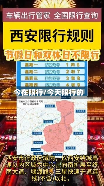 今在限行/今天限行的