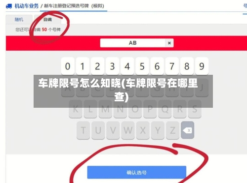 车牌限号怎么知晓(车牌限号在哪里查)-第2张图片