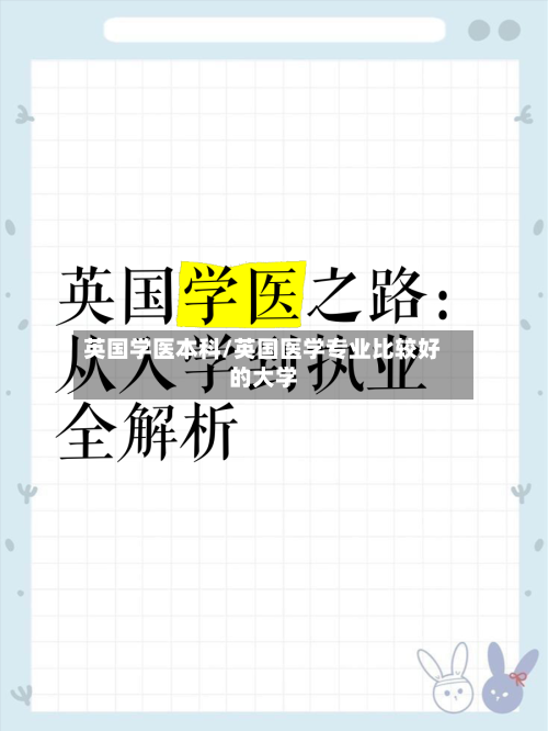 英国学医本科/英国医学专业比较好的大学