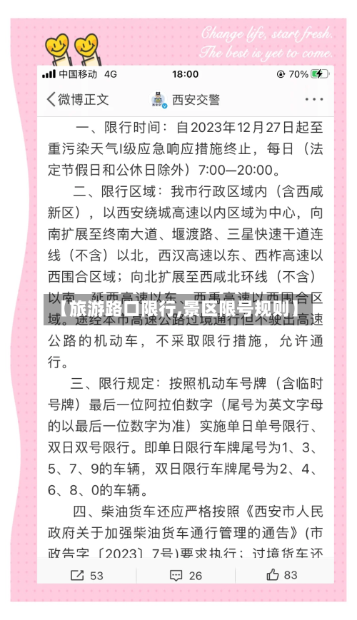 【旅游路口限行,景区限号规则】-第2张图片