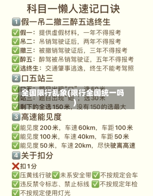全国限行乱象(限行全国统一吗)-第3张图片