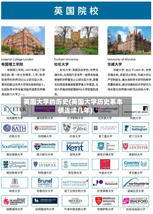 英国大学的历史(英国大学历史系本硕连读几年)-第3张图片