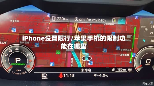 iPhone设置限行/苹果手机的限制功能在哪里-第3张图片