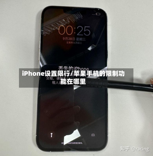 iPhone设置限行/苹果手机的限制功能在哪里