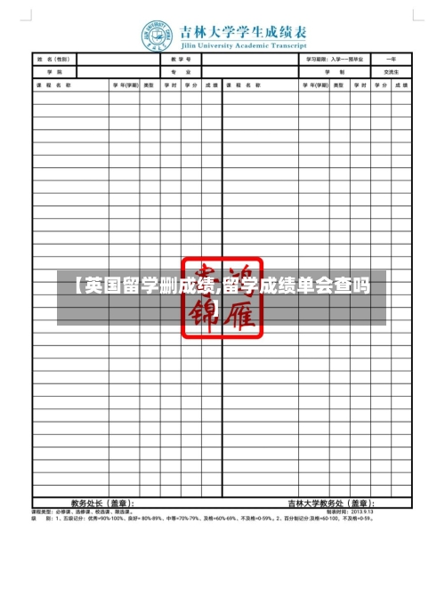 【英国留学删成绩,留学成绩单会查吗】