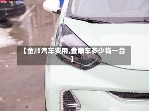 【金顺汽车费用,金顺车多少钱一台】