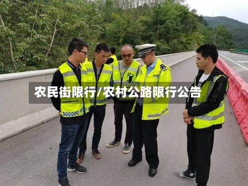农民街限行/农村公路限行公告-第2张图片