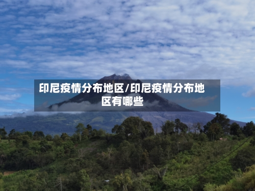 印尼疫情分布地区/印尼疫情分布地区有哪些