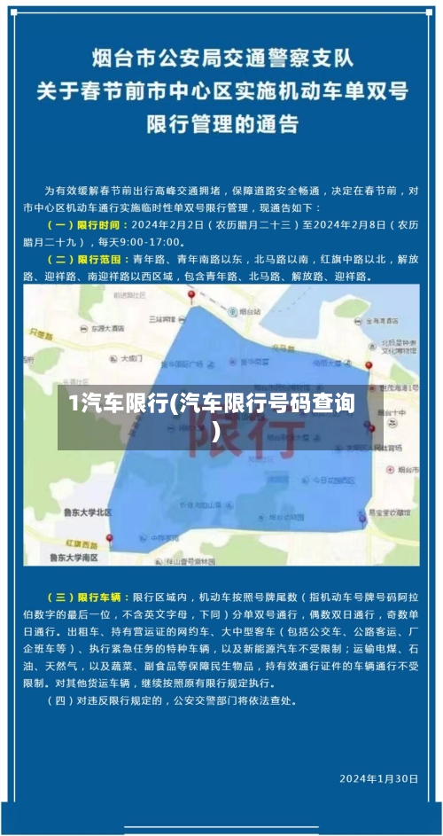 1汽车限行(汽车限行号码查询)-第2张图片