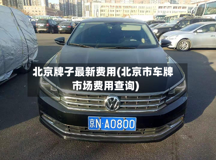 北京牌子最新费用(北京市车牌市场费用查询)