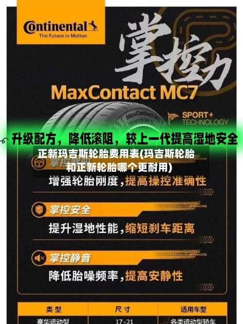 正新玛吉斯轮胎费用表(玛吉斯轮胎和正新轮胎哪个更耐用)-第2张图片