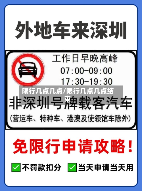 限行几点几点/限行几点几点结束