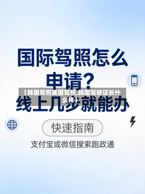 【韩国驾照英国驾照,韩国驾驶证长什么样】-第2张图片