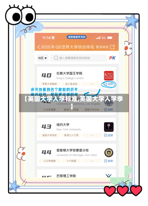 【英国大学入学标准,英国大学入学季】-第3张图片