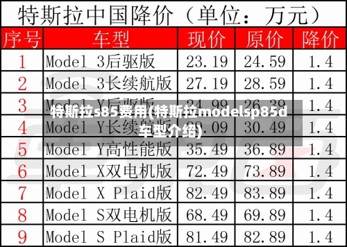 特斯拉s85费用(特斯拉modelsp85d车型介绍)-第2张图片