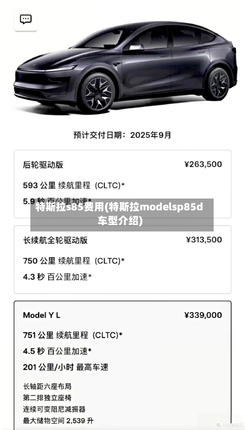 特斯拉s85费用(特斯拉modelsp85d车型介绍)