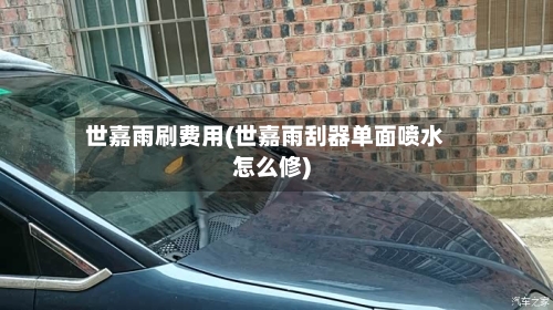 世嘉雨刷费用(世嘉雨刮器单面喷水怎么修)