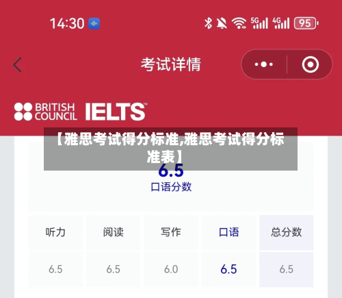 【雅思考试得分标准,雅思考试得分标准表】-第2张图片