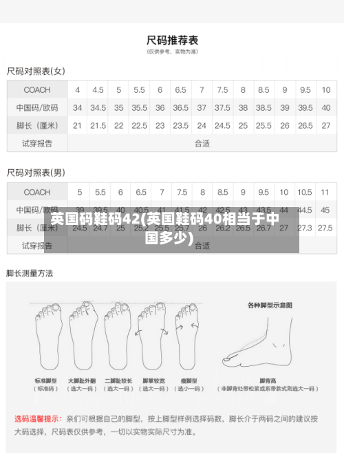 英国码鞋码42(英国鞋码40相当于中国多少)