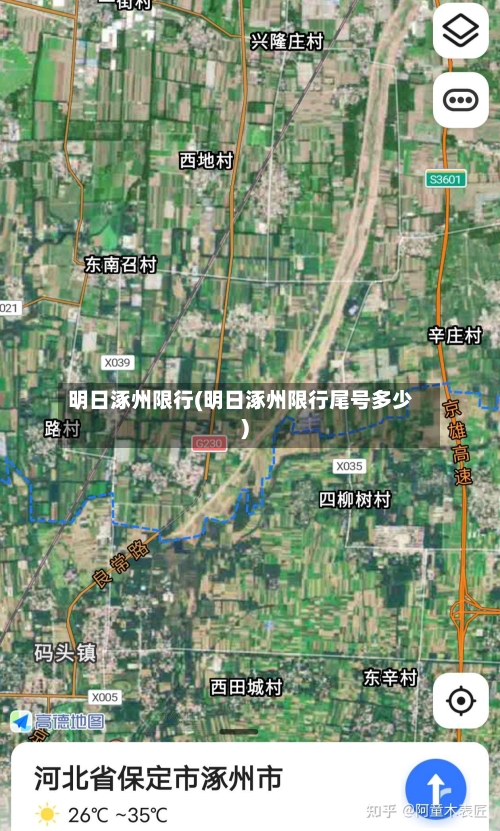 明日涿州限行(明日涿州限行尾号多少)-第2张图片