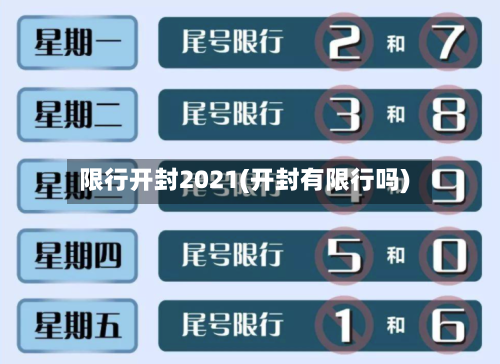 限行开封2021(开封有限行吗)-第3张图片