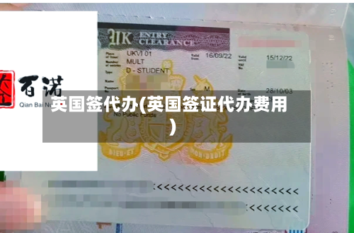 英国签代办(英国签证代办费用)