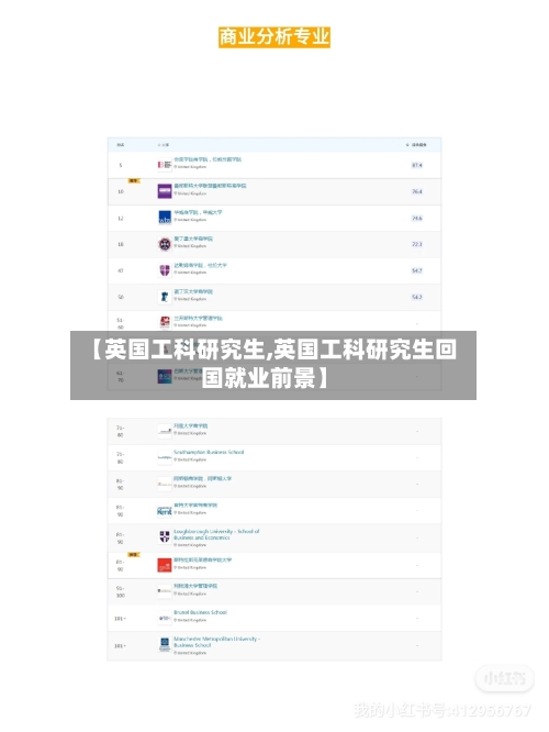 【英国工科研究生,英国工科研究生回国就业前景】-第2张图片