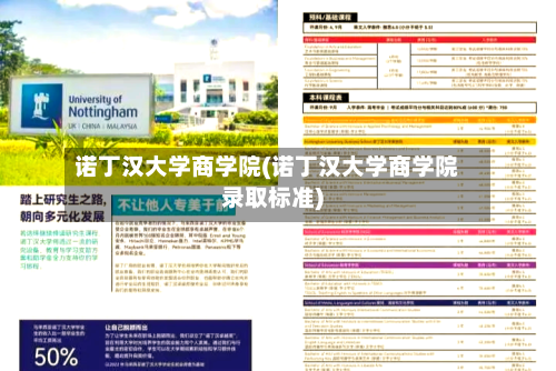 诺丁汉大学商学院(诺丁汉大学商学院录取标准)-第2张图片