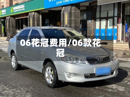 06花冠费用/06款花冠