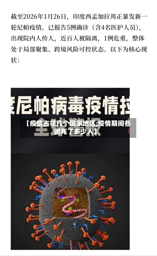 【疫情占领几个国家地区,疫情期间各国死了多少人】