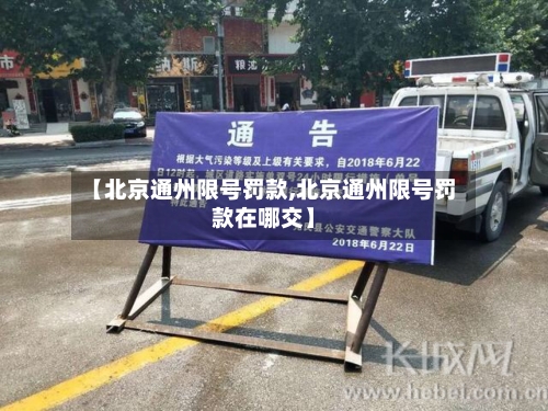 【北京通州限号罚款,北京通州限号罚款在哪交】-第3张图片