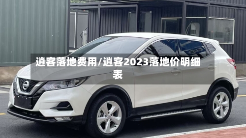 逍客落地费用/逍客2023落地价明细表