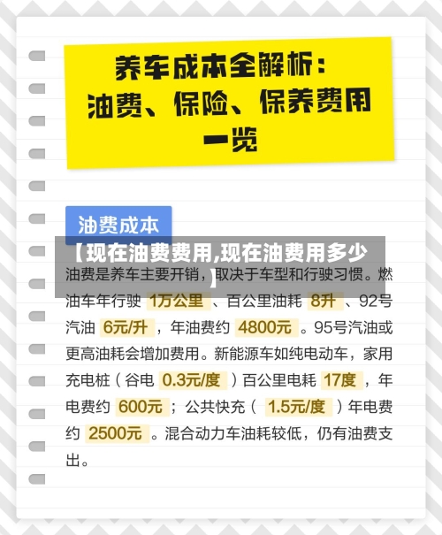 【现在油费费用,现在油费用多少】-第2张图片