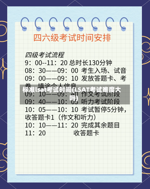 标准lsat考试时间(LSAT考试难度大吗)-第2张图片