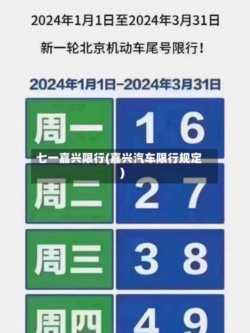 七一嘉兴限行(嘉兴汽车限行规定)