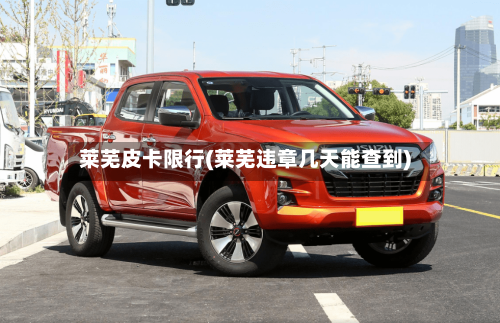 莱芜皮卡限行(莱芜违章几天能查到)-第2张图片