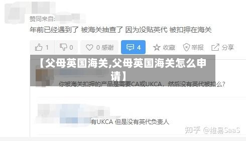 【父母英国海关,父母英国海关怎么申请】