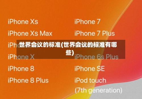 世界会议的标准(世界会议的标准有哪些)-第3张图片