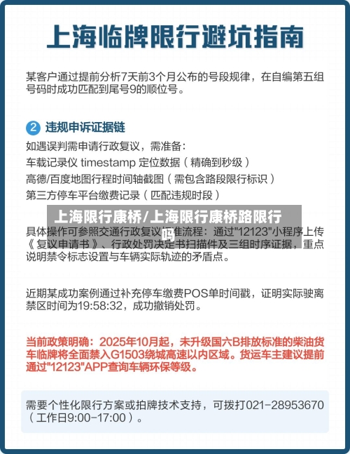 上海限行康桥/上海限行康桥路限行吗