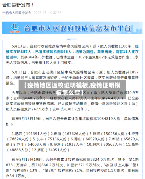 【疫情地区返校证明模板,疫情证明模板怎么写】-第3张图片