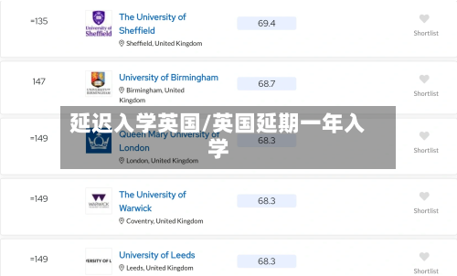 延迟入学英国/英国延期一年入学-第2张图片