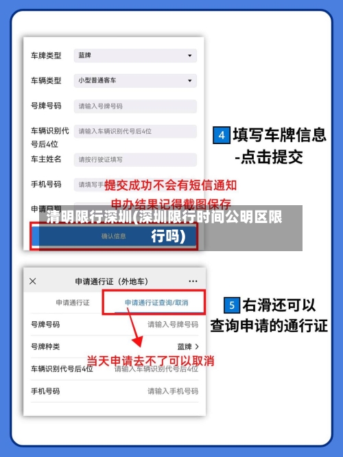 清明限行深圳(深圳限行时间公明区限行吗)