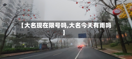 【大名现在限号吗,大名今天有雨吗】-第2张图片