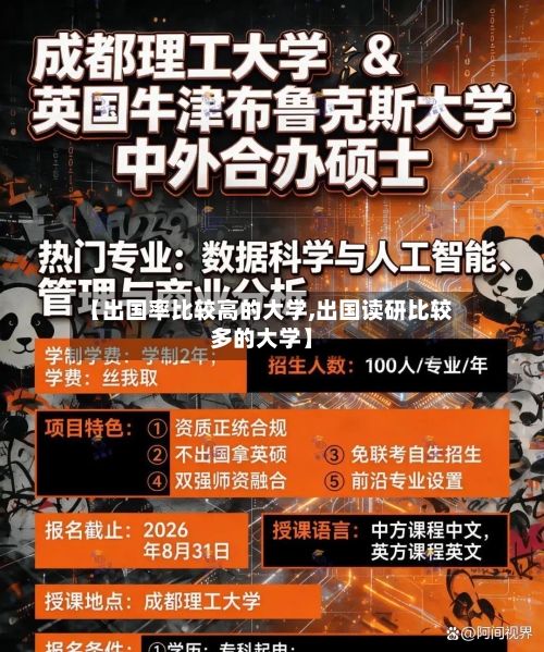 【出国率比较高的大学,出国读研比较多的大学】