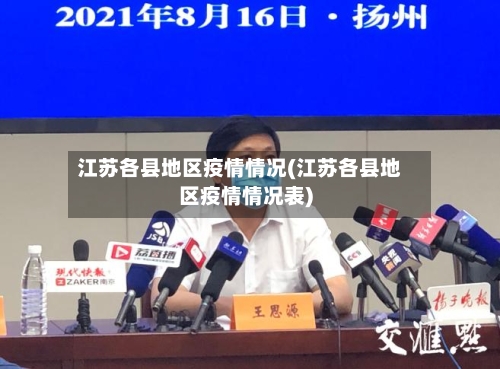 江苏各县地区疫情情况(江苏各县地区疫情情况表)